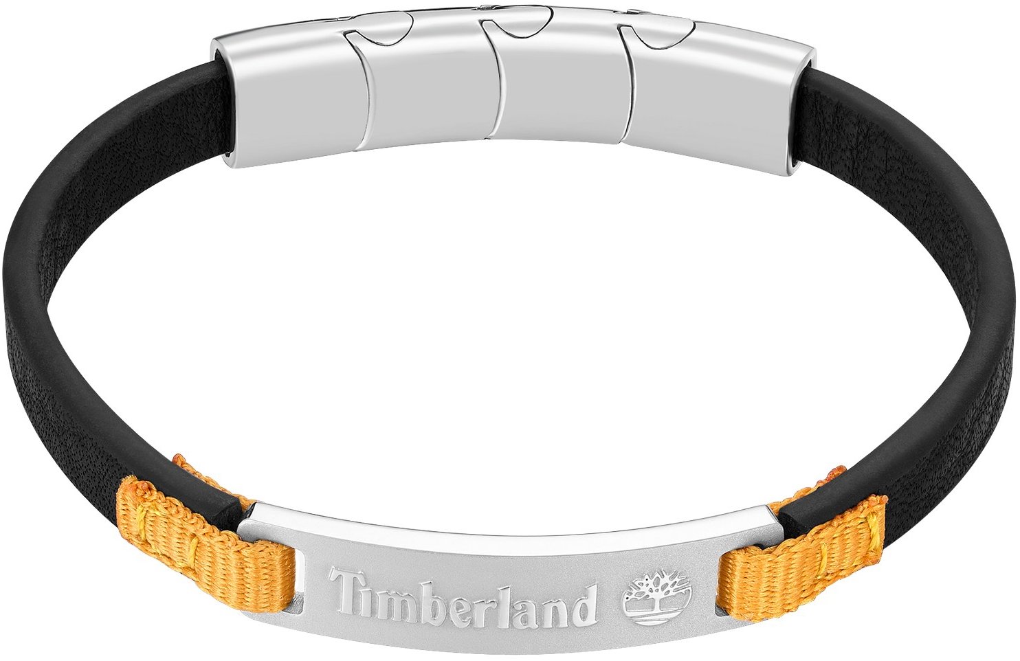 Timberland pánsky náramok kožený čierny TDAGB0002201