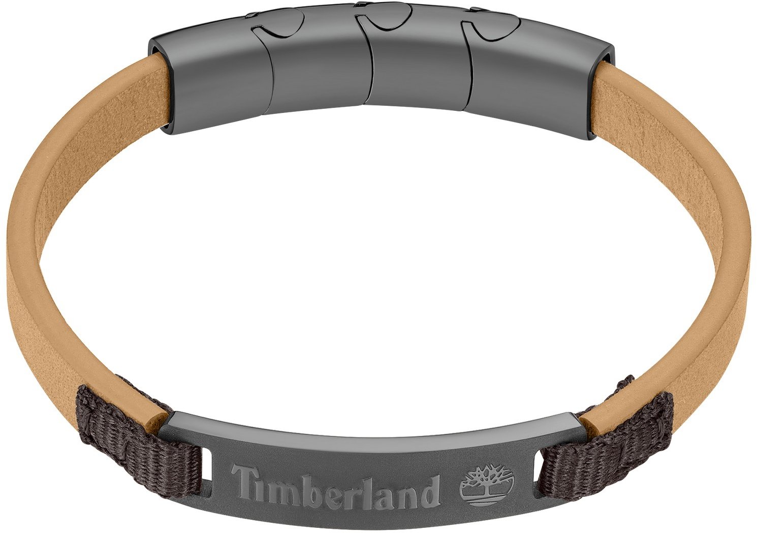 Timberland pánsky náramok kožený svetlo hnedý TDAGB0002202