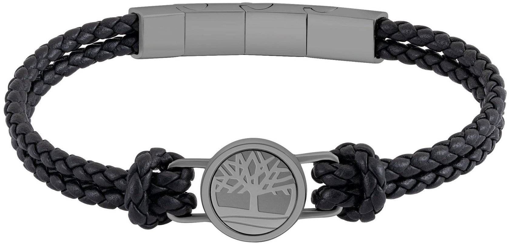 Timberland pánsky náramok kožený čierny TDAGB0003302