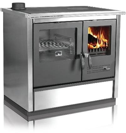 Tim Sistem NORTH HYDRO ECO, 16 kW, vývod - horní/zadní, 150 mm, na tuhé palivo, s výměníkem, nerez,