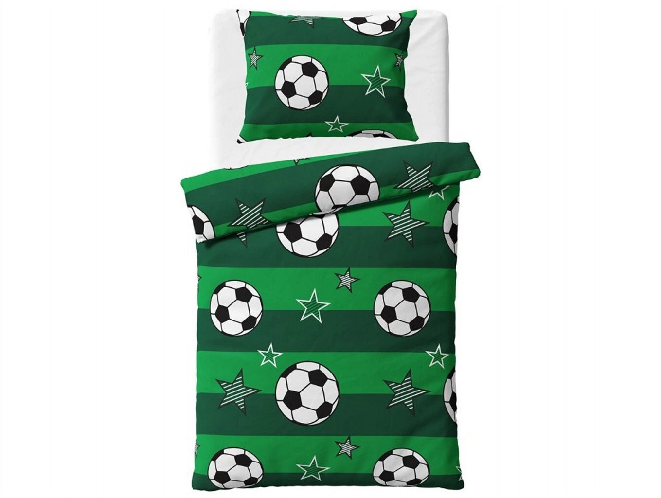 TipTrade Obliečky bavlna Futbal 140 × 200, 70 × 90 cm