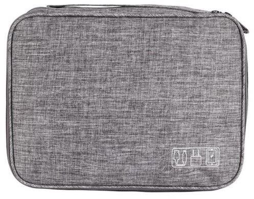 Organizér káblov a elektroniky XL – Sivý