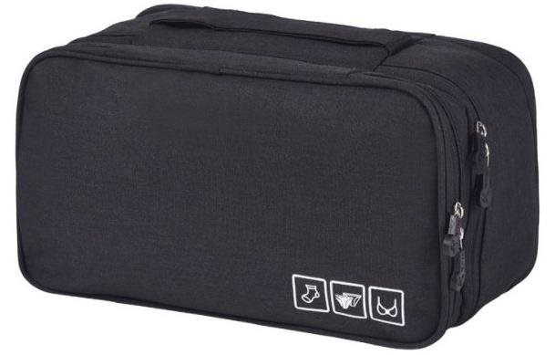 Organizér na spodnú bielizeň – Čierna