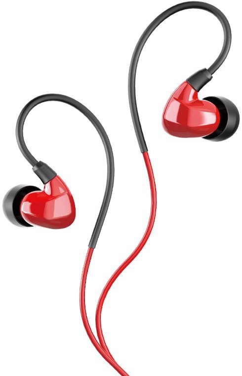 Takstar TS-2260 In-Ear Monitor Headphones Red
