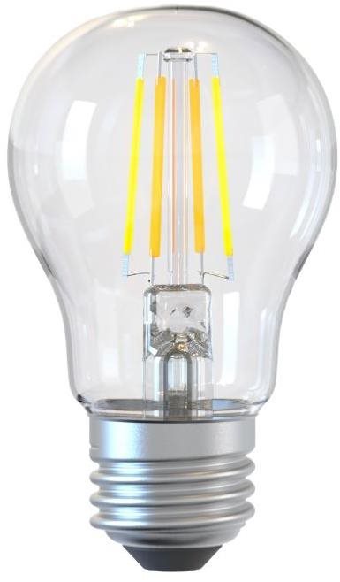 Tellur WiFi Smart žiarovka Filament E27, 6 W, číra, teplá biela