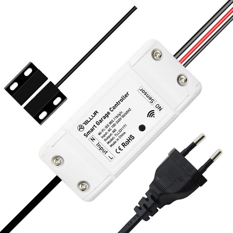 Tellur WiFi Smart súprava na ovládanie garážovej brány, biela