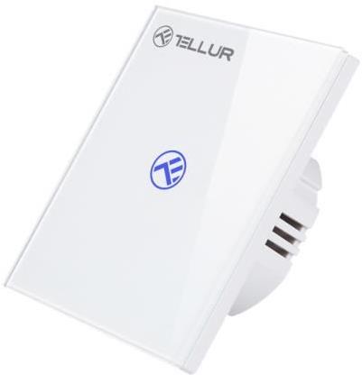 Tellur WiFi Smart Spínač, 1 port, 1800 W, 10 A, biely