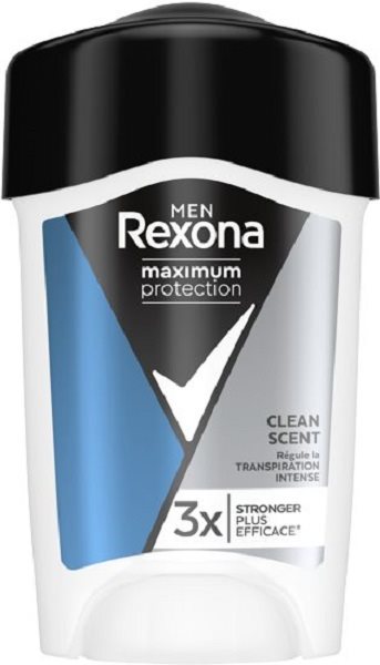 Rexona Men Maximum Protection Clean Scent tuhý krémový antiperspirant pre mužov 45 ml