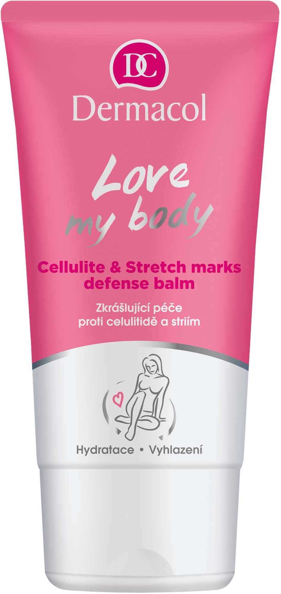 DERMACOL Love my Body Skrášľujúca starostlivosť proti celulitíde a striám 150 ml