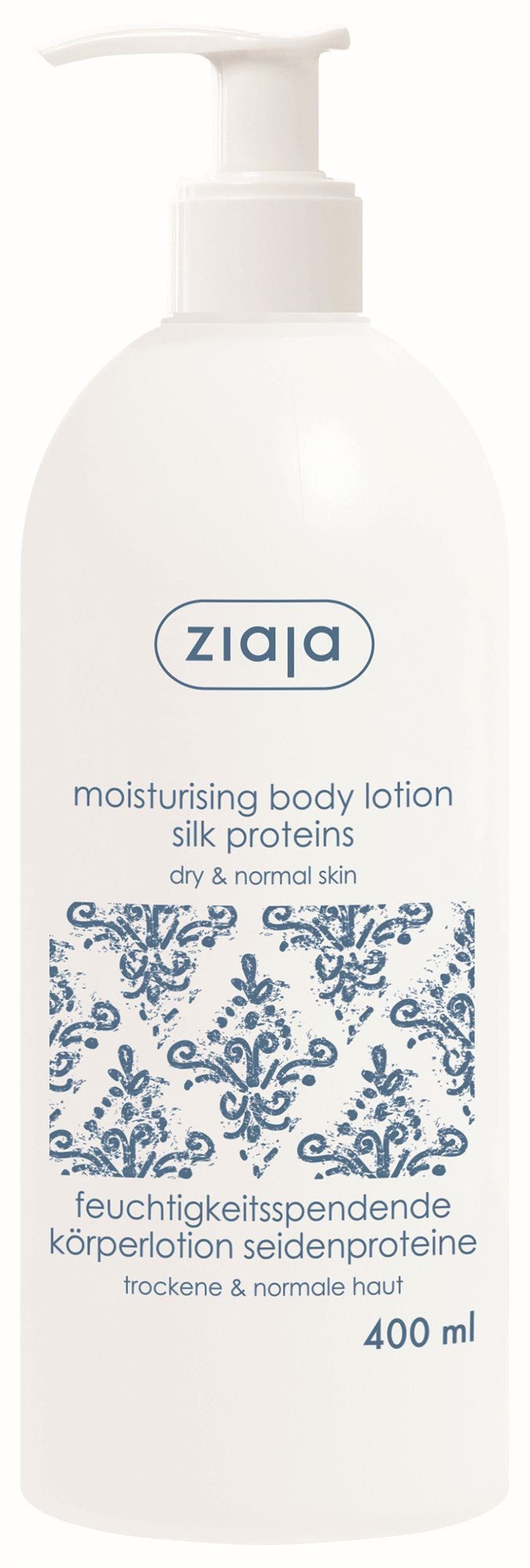 ZIAJA Hodvábne proteíny Telové mlieko hydratačné 400 ml