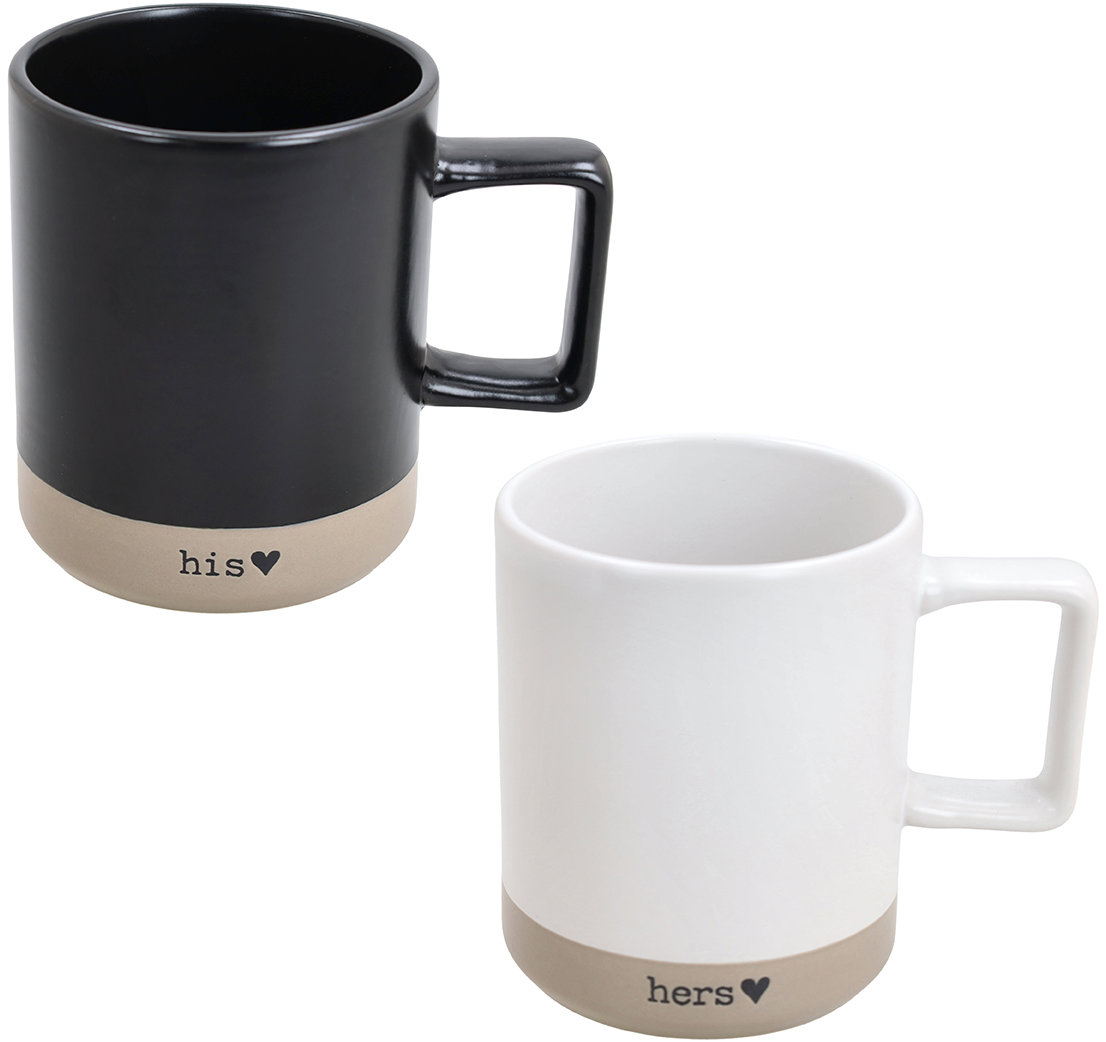 Tognana Sada hrnků 2 ks YOU & ME vícebarevné 400 ml