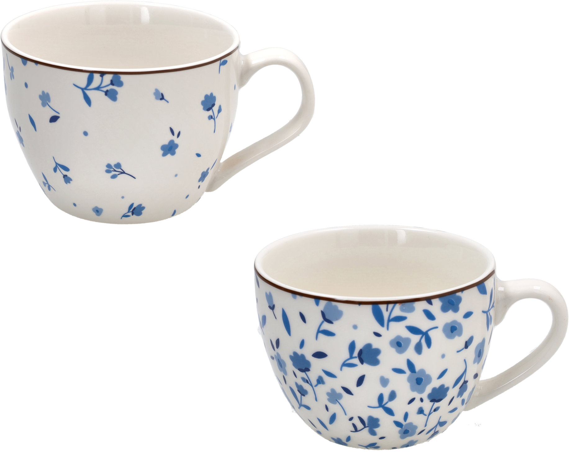 Tognana Sada hrnků 6 ks COTTAGE modro bílé 400 ml