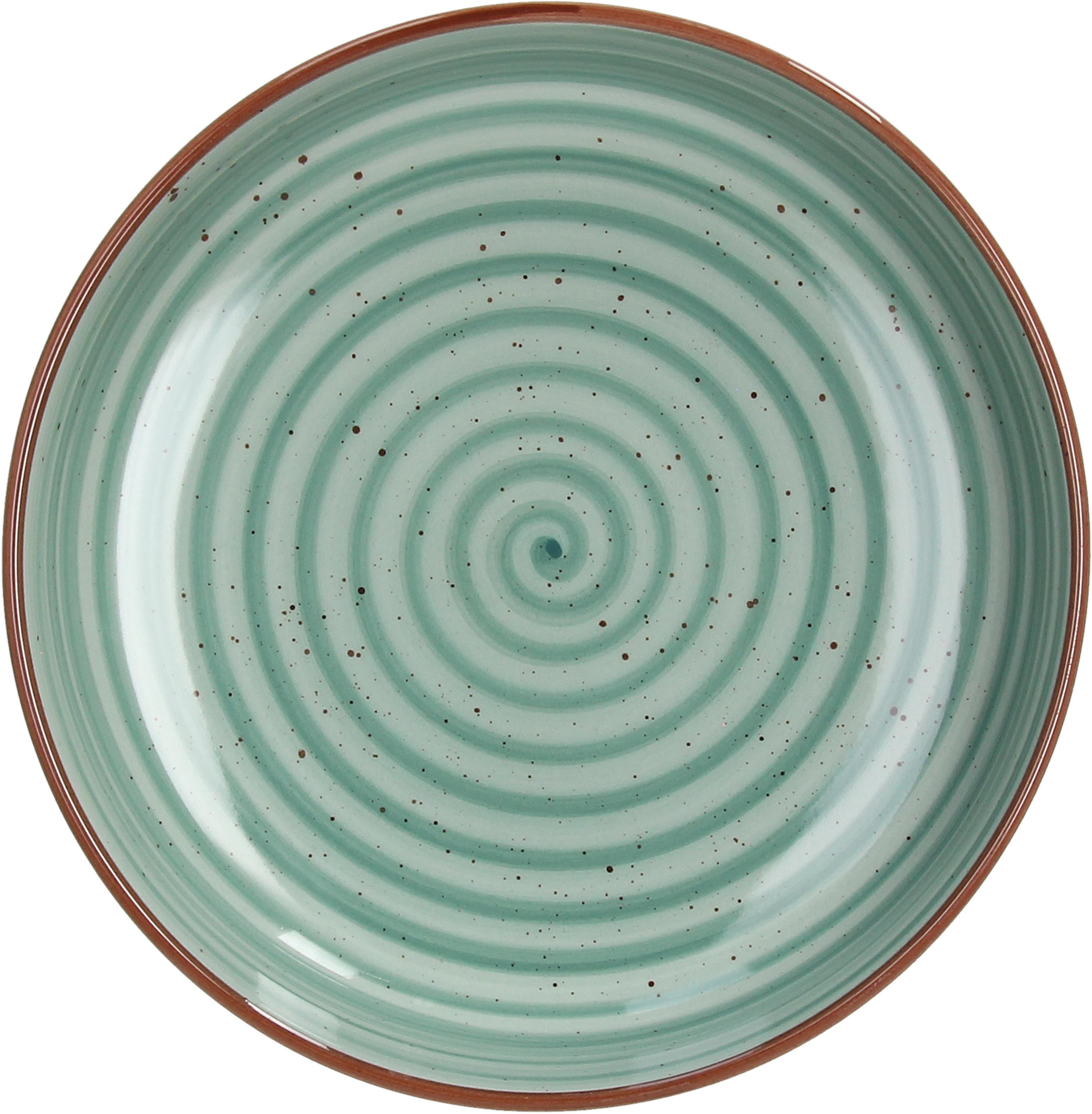 Tognana URBAN PASTEL VERDE Súprava hlbokých tanierov 18,5 cm 6 ks