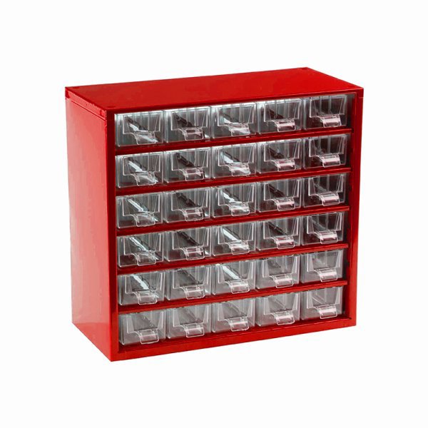 TOKOZ Zásuvkový organizér 06/30S– RAL 3002, červený