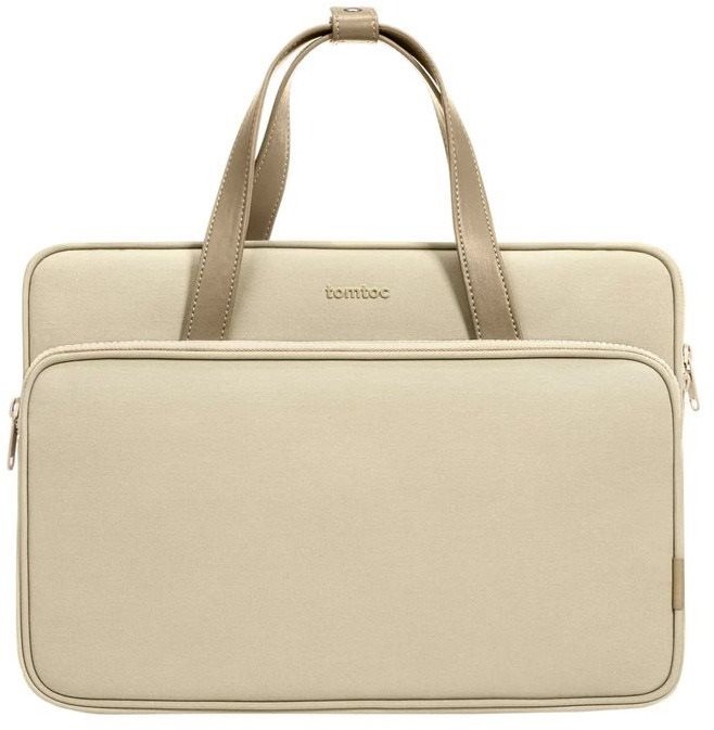 tomtoc Shoulder Bag – 14" a 13" MacBook Pro/Air, khaki
