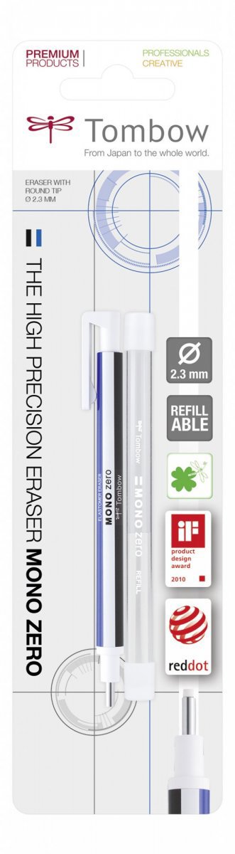 Tombow Gumovacia ceruzka Mono Zero, 2,3 mm, blister