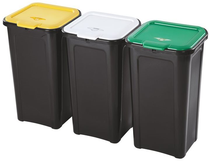 Tontarelli 3× 45 l, na triedený odpad