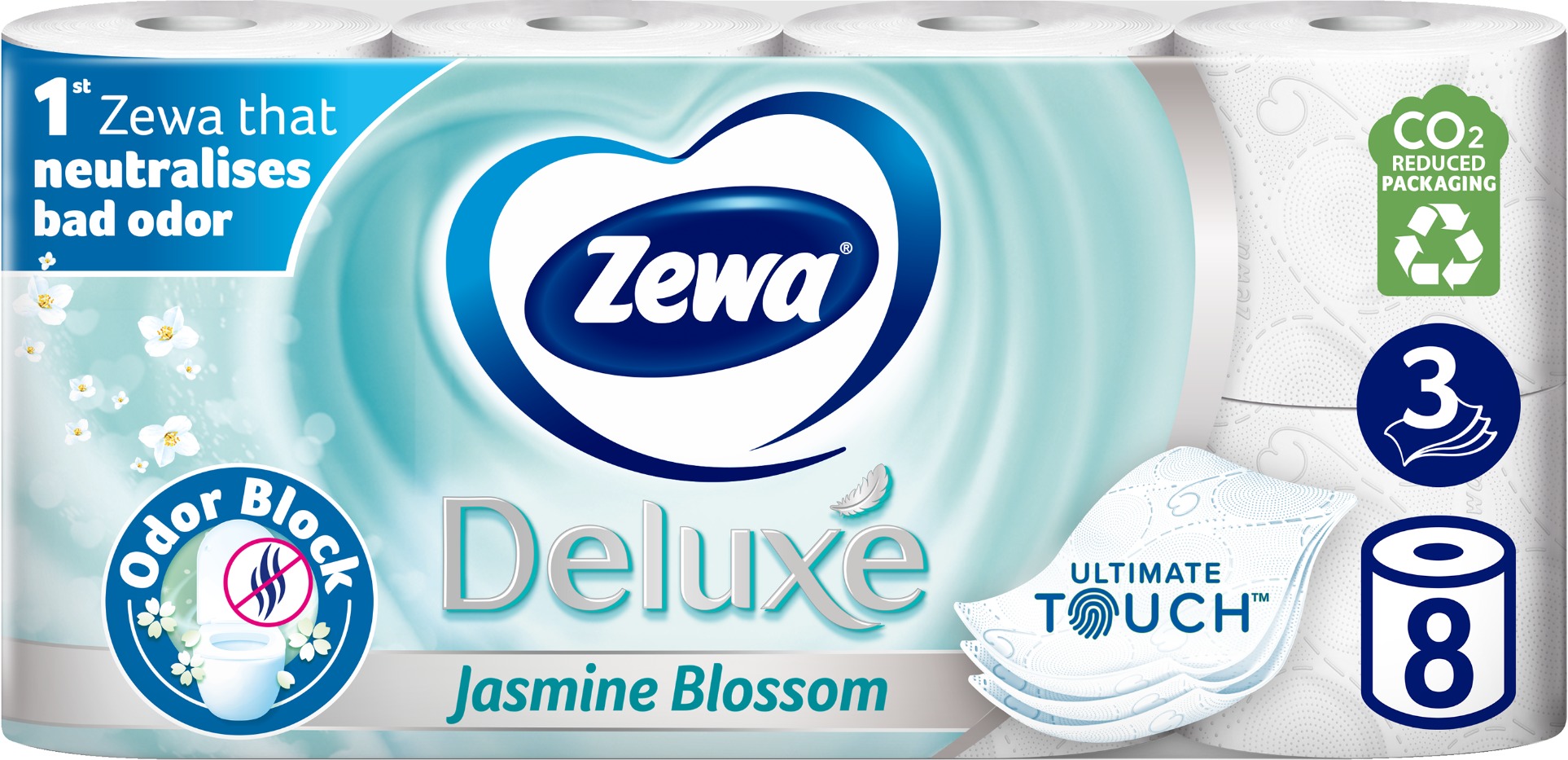 ZEWA Deluxe Jasmine Blossom (8 ks)