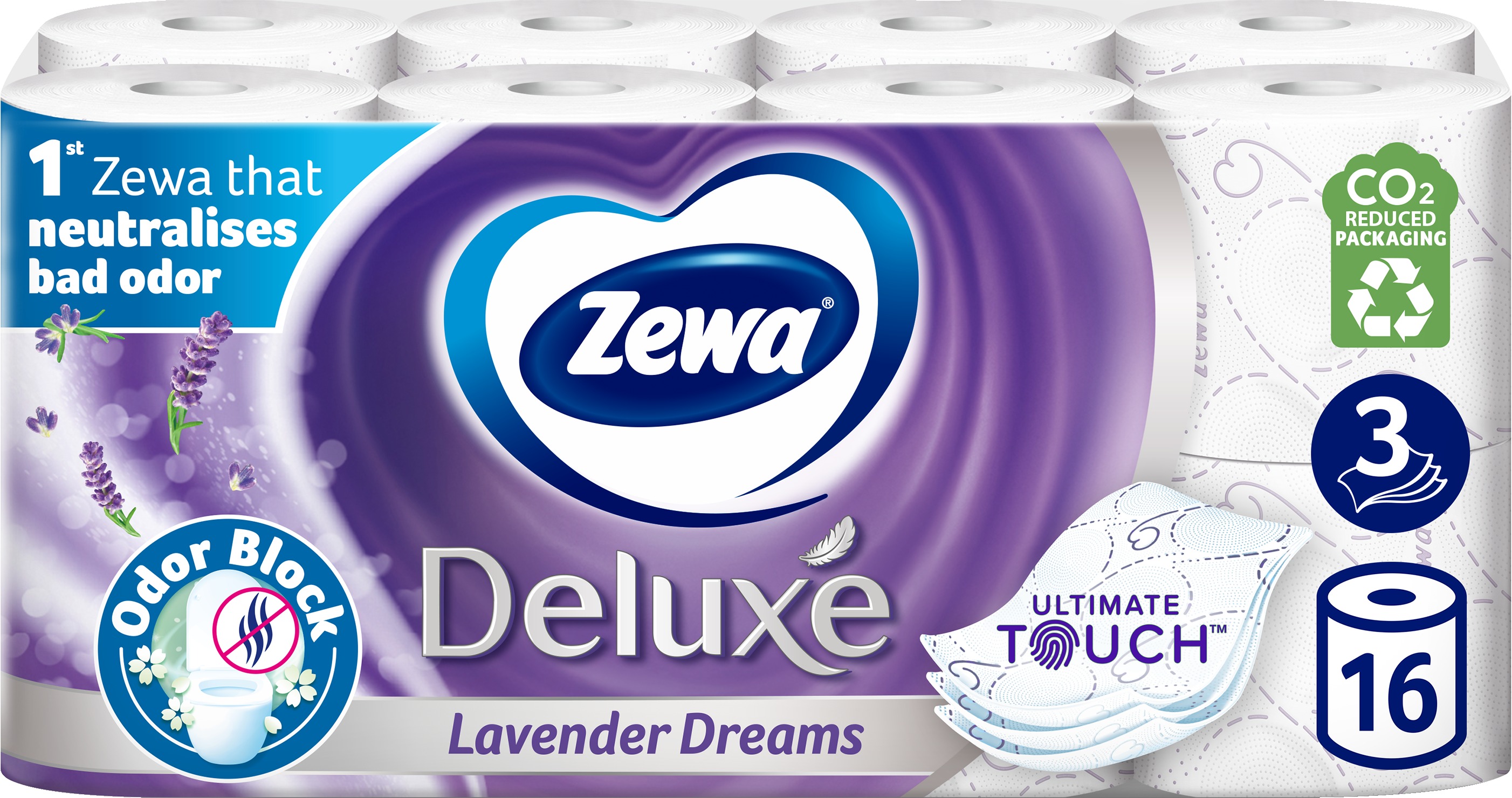 ZEWA DELUXE LAVENDER DREAMS 16 ks