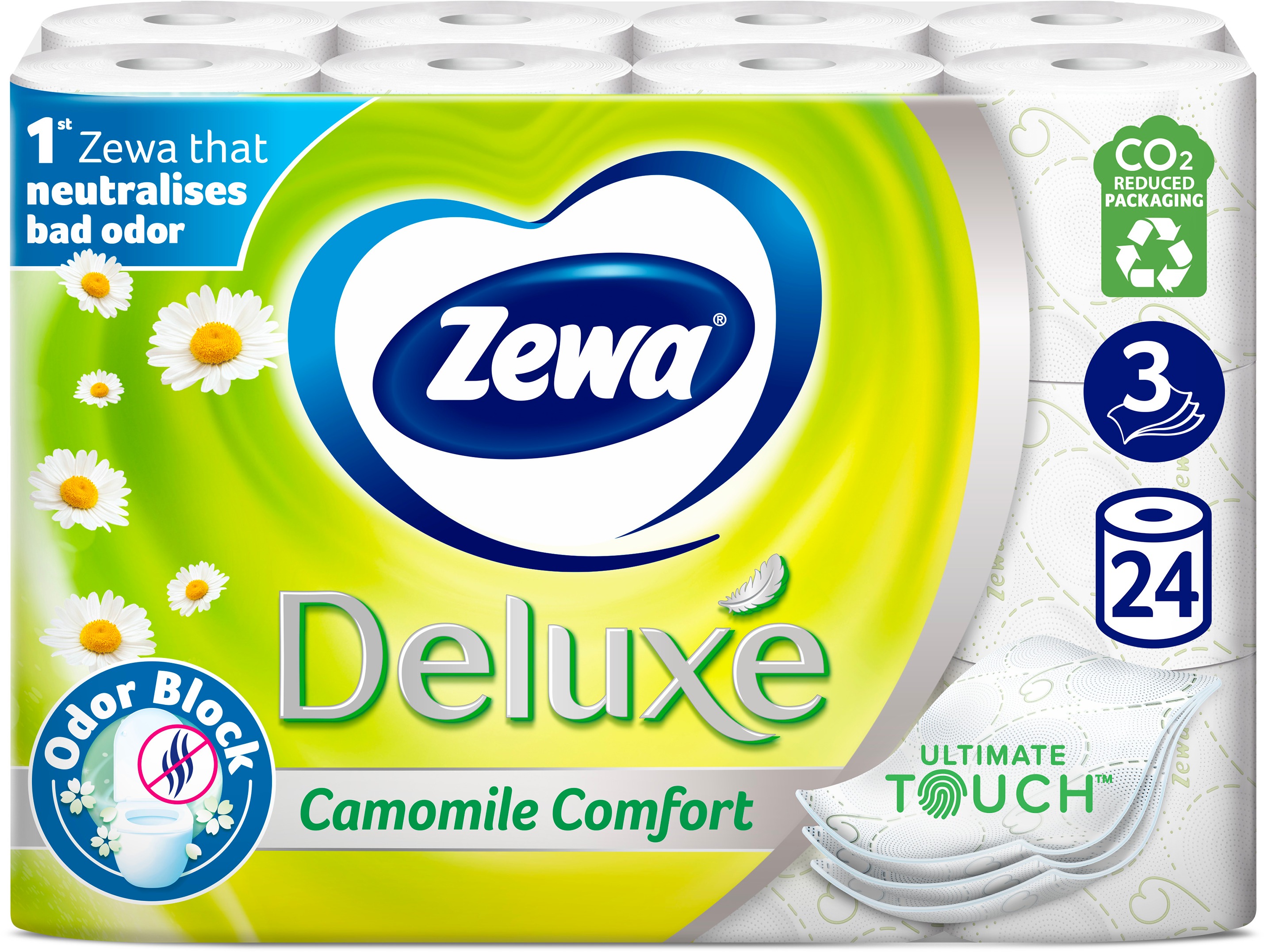 ZEWA Deluxe Camomile Comfort (24 kotúčov)
