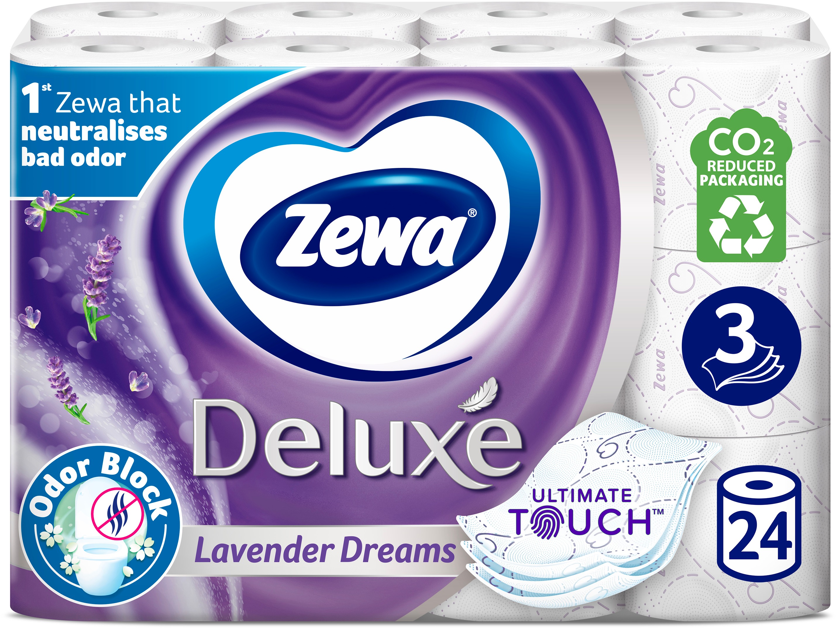 ZEWA Deluxe Lavender Dreams (24 kotúčov)