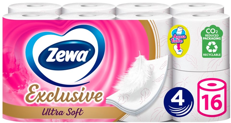ZEWA Exclusive Ultra Soft 4 (16 kotúčov)