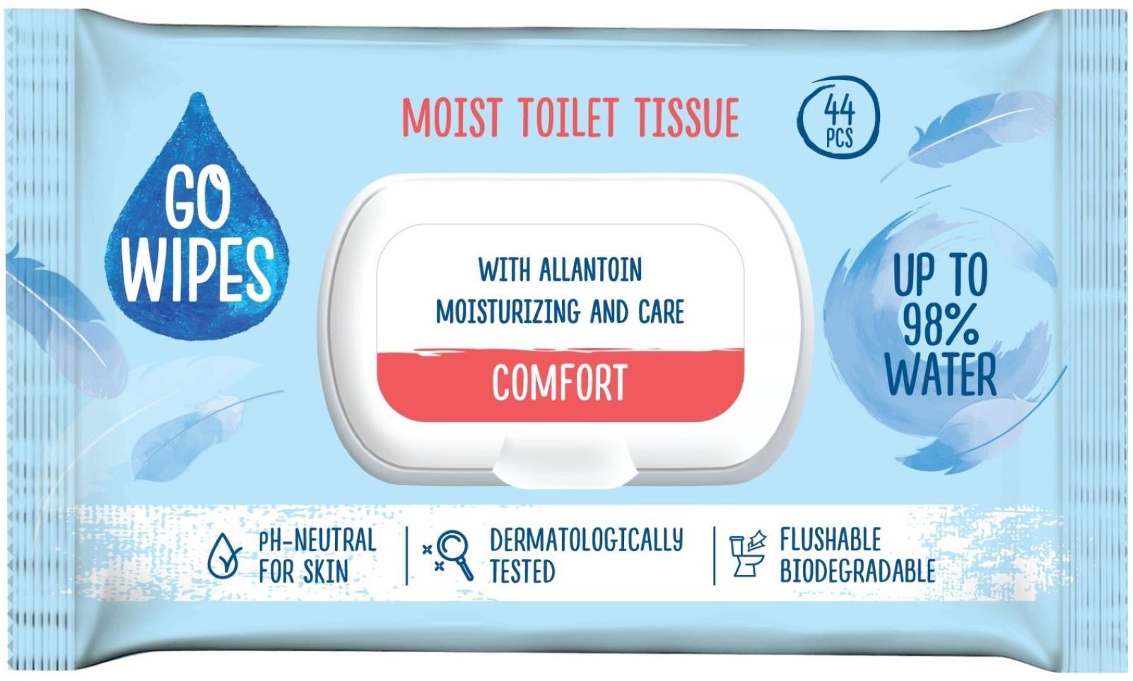 GoWipes Comfort s alantoínom (44 ks)