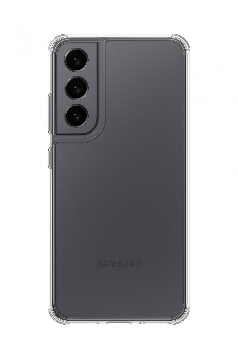 TopQ Kryt Samsung S25 FE odolný priehľadný čierny 142483
