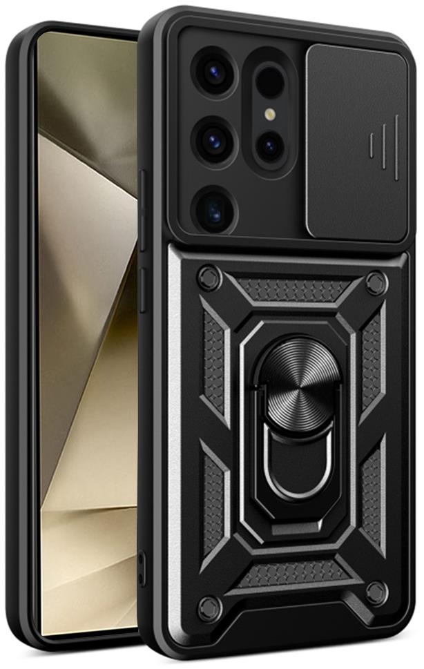 TopQ Kryt Armor Lens Samsung S24 Ultra ultra odolný čierny 117444