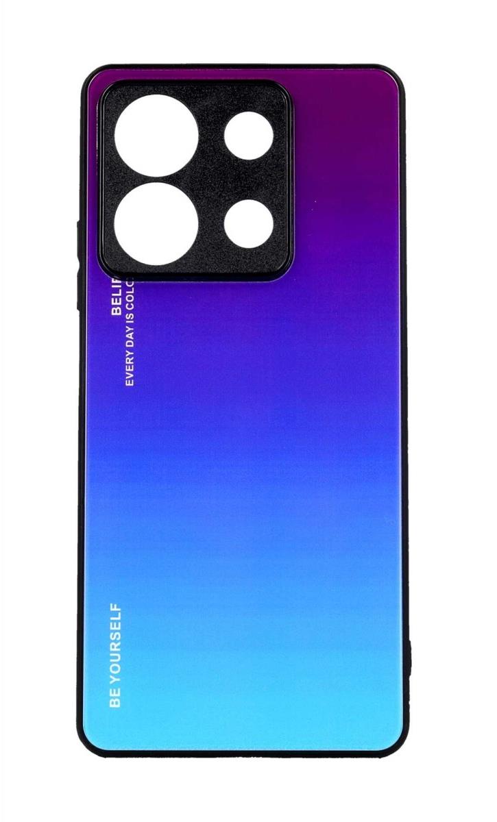 TopQ Kryt LUXURY Xiaomi Redmi Note 13 5G pevný dúhový purpurový 118093
