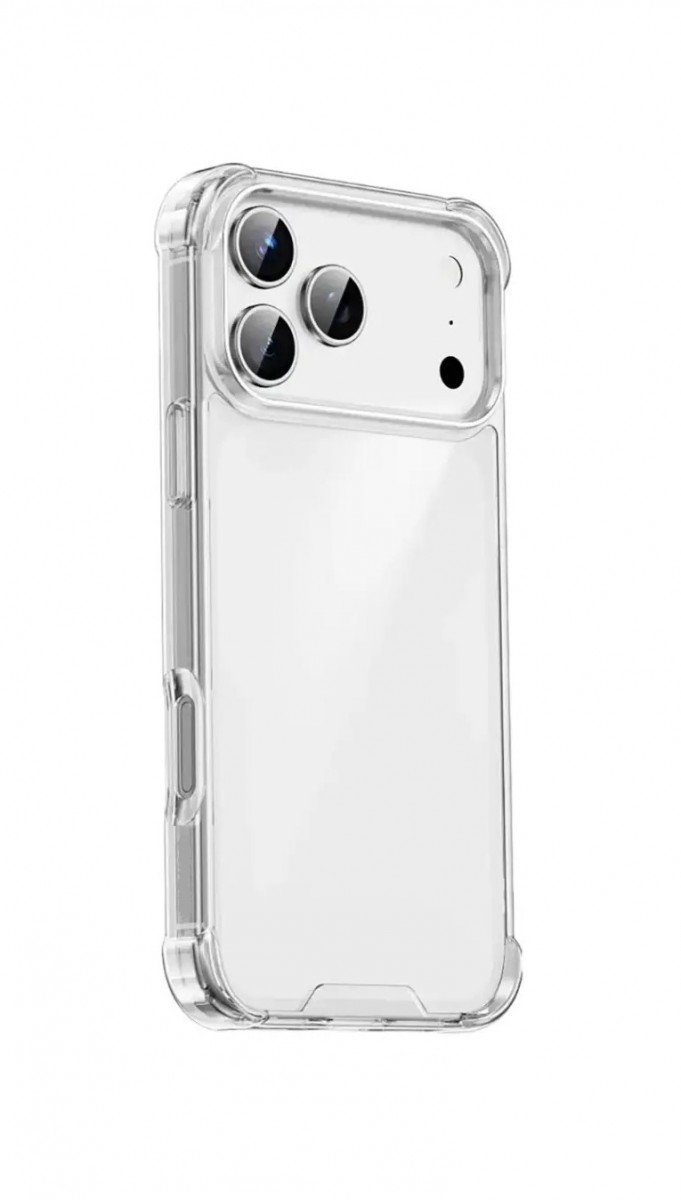 TopQ Odolný kryt pre iPhone 17 Pro Max priehľadný