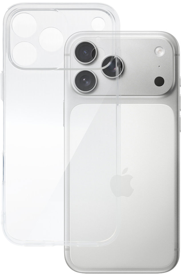 TopQ Zadný kryt pre iPhone 17 Pro Max 2 mm priehľadný