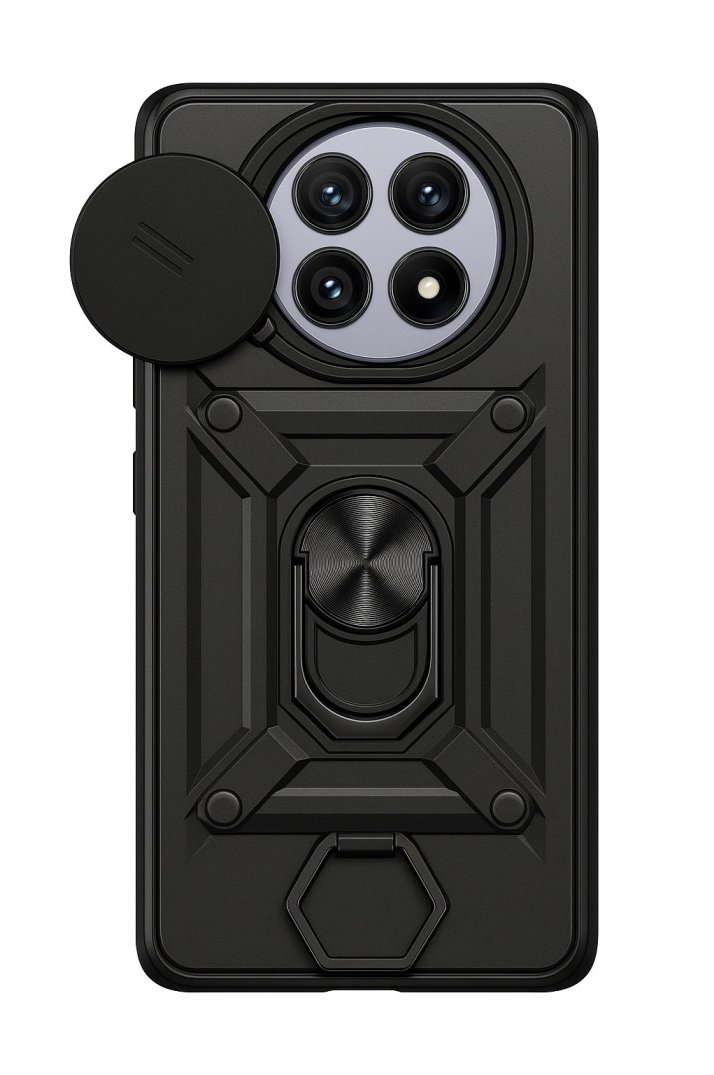TopQ Ultra odolný Armor Lens pre Xiaomi Redmi 14C čierny