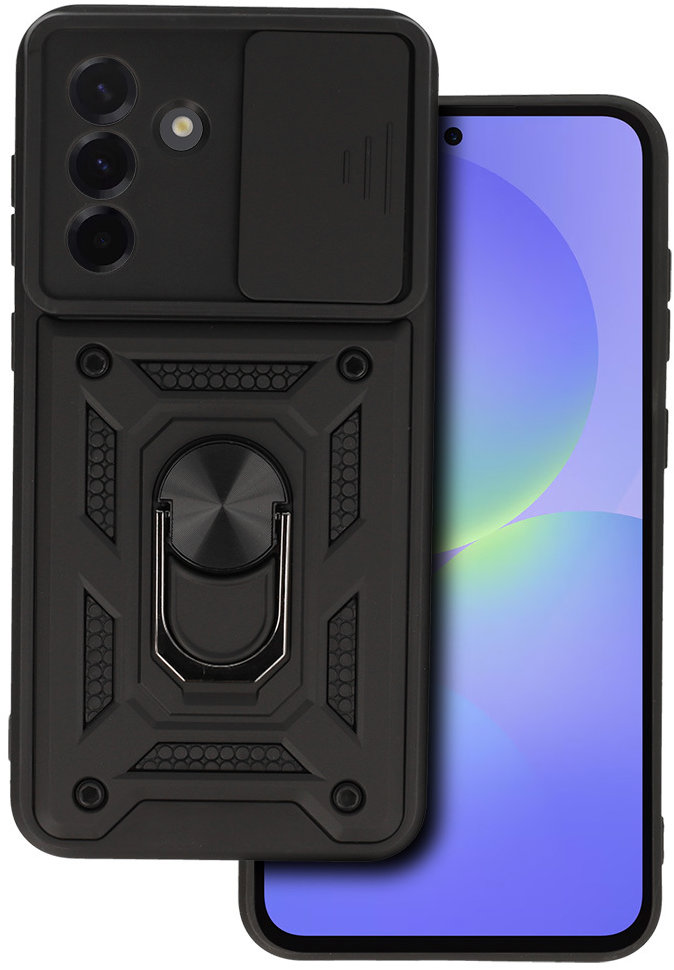 TopQ Ultra odolný Armor Lens pre Samsung A36 čierny