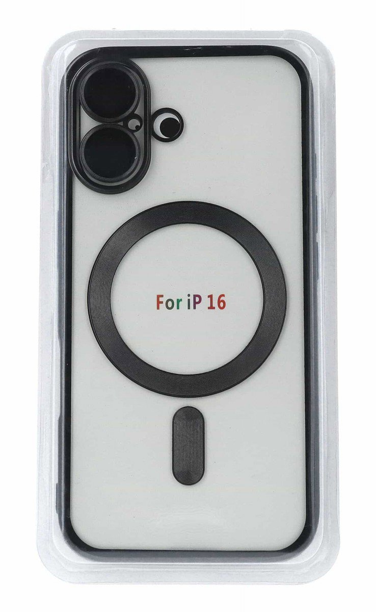 TopQ Metallic MagSafe pre iPhone 16 Black