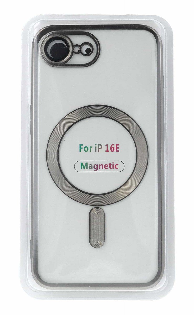 TopQ Metallic Magsafe pre iPhone 16e Titanium