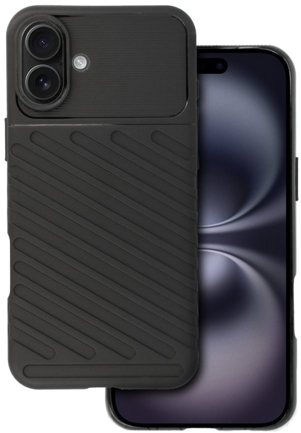 TopQ Thunder pre iPhone 16 čierny
