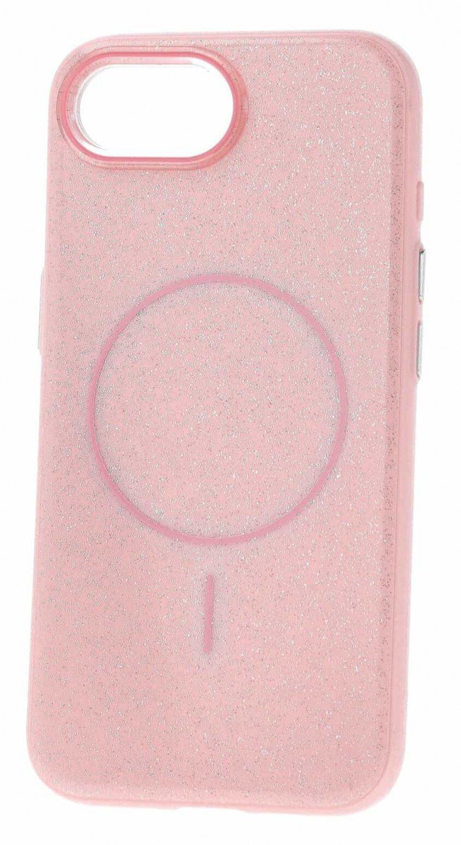 TopQ Magsafe Slim Shiny pre iPhone 16e light pink