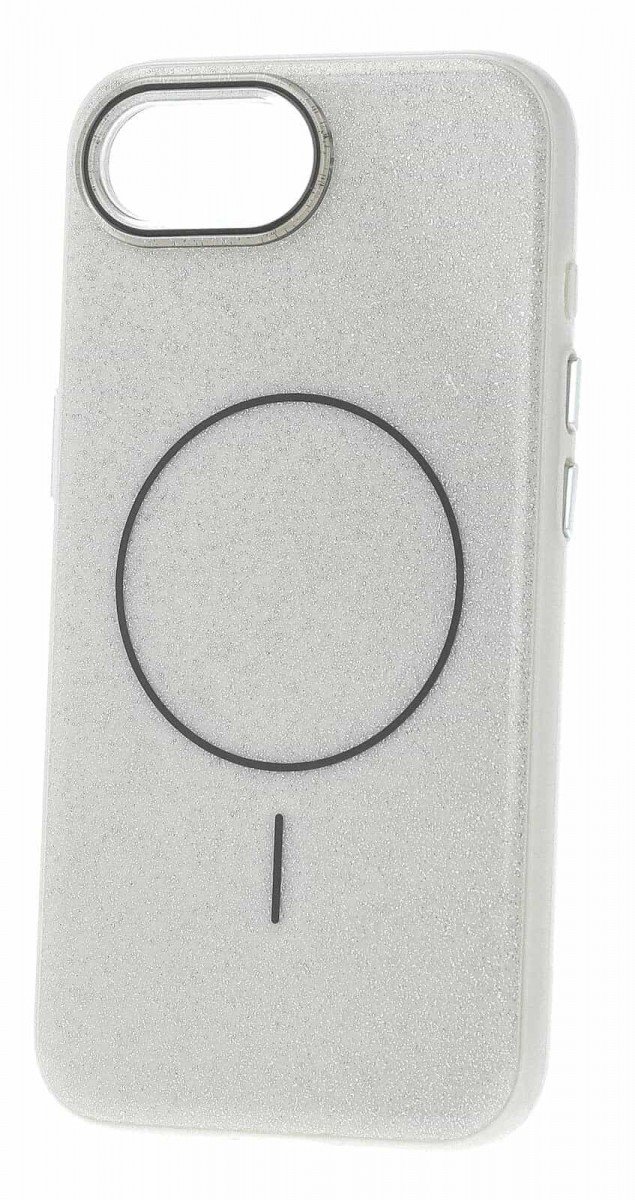 TopQ Magsafe Slim Shiny pre iPhone 16e silver