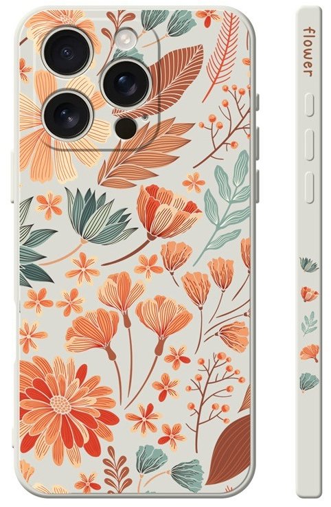 TopQ Kryt Design iPhone 16 Pro Max Lúčne kvety 130795