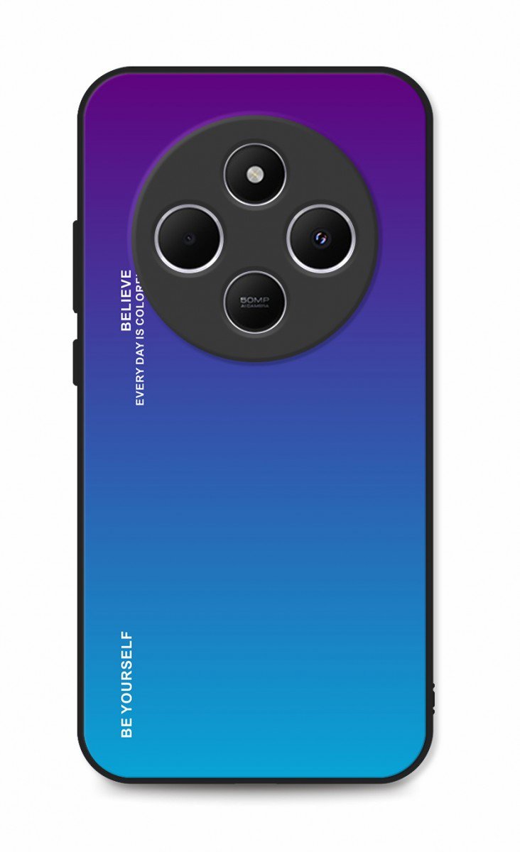 TopQ Kryt LUXURY Xiaomi Redmi 14C pevný dúhový purpurový 131176