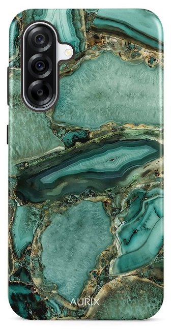 TopQ Kryt AURIX Samsung A36 pevný Emerald Glow 140223