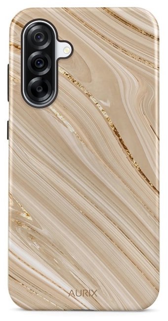 TopQ Kryt AURIX Samsung A36 pevný Golden Sands 140220