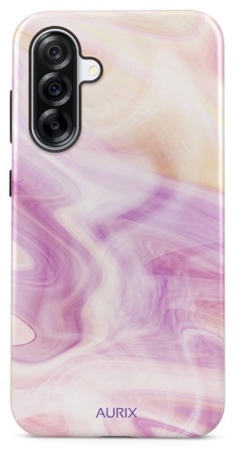 TopQ Kryt AURIX Samsung A36 pevný Pinky Wave 140191