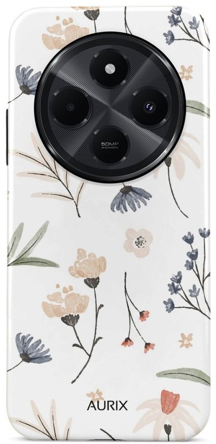 TopQ Kryt AURIX Xiaomi Redmi 14C pevný Floral Fantasy 132694