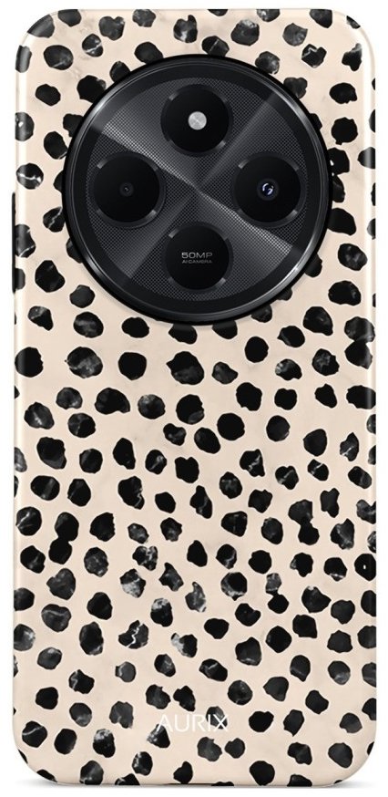 TopQ Kryt AURIX Xiaomi Redmi 14C pevný Minimalist Dots 132686