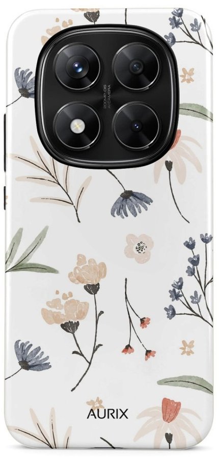 TopQ Kryt AURIX Xiaomi Redmi Note 14 Pro pevný Floral Fantasy 136516