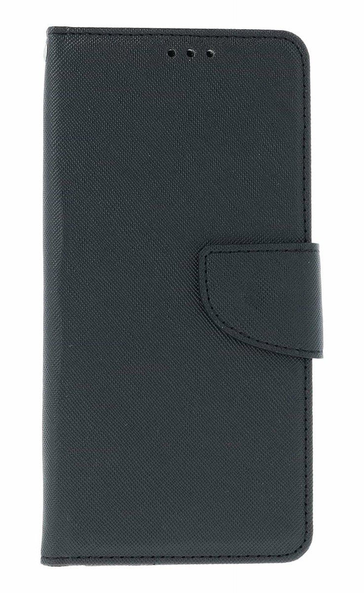 TopQ Puzdro Motorola Edge 60 Fusion knižkové čierne 140081