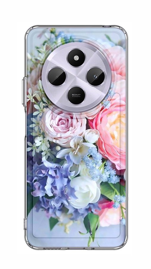 TopQ Kryt Image Xiaomi Redmi 14C pevný Kvety 132149
