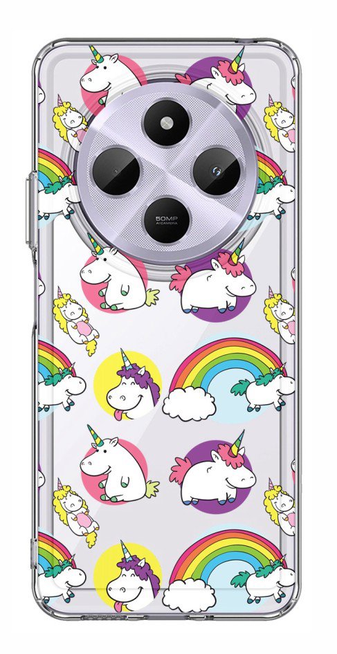 TopQ Kryt Image Xiaomi Redmi 14C pevný Chunky Unicorns 132671